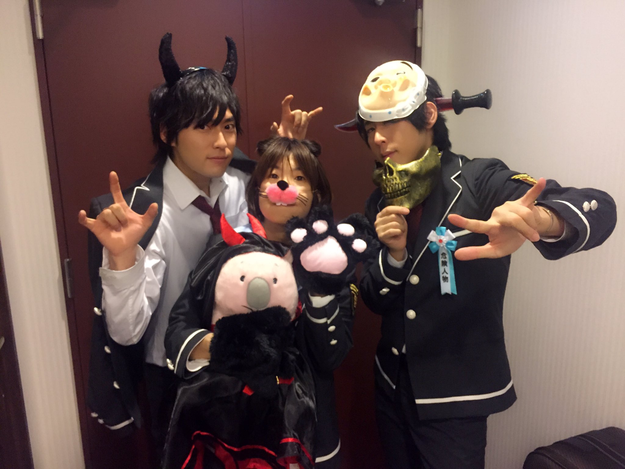 美男高校地球防衛部シリーズ公式 美男高校地球防衛部love Love Event 愛のハロウィンパーティ に皆様お越し頂きありがとうございました 仮装しながらのアットホームなイベントでしたね 危険人物には注意 来週はいよいよラブラブライブ