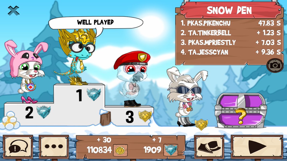 SgtKennethsiol's tweet photo. Get on my level, son! Jesscyan alert, clanhopper. #funrun2 #TinkerBell #MPriestly #jesscyan https://t.co/4NfwPDqiod