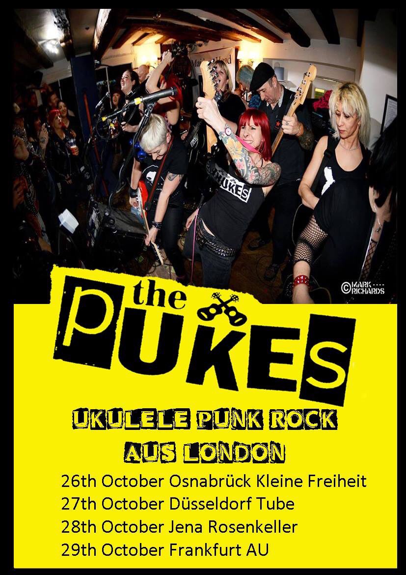 The Pukes on "Last night lets Frankfurt AU #Ukulele #punk #Germany #pukesontour https://t.co/hn5mZuV7f7" /
