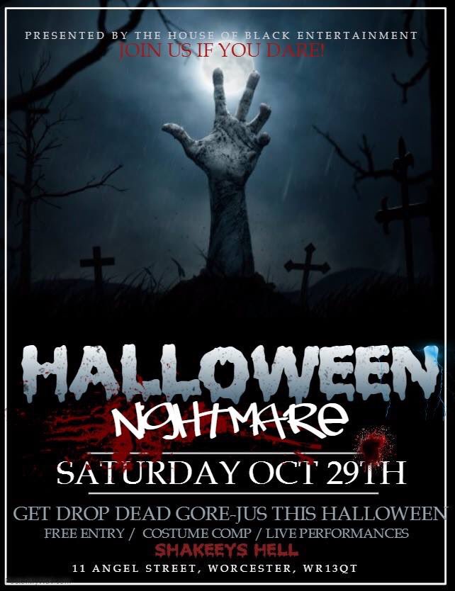dancole95's tweet photo. 🎃Halloween party at shakeeys heaven in Worcester🕷free entry doors open at 9pm. 💀 https://t.co/BLmkTpS1AM