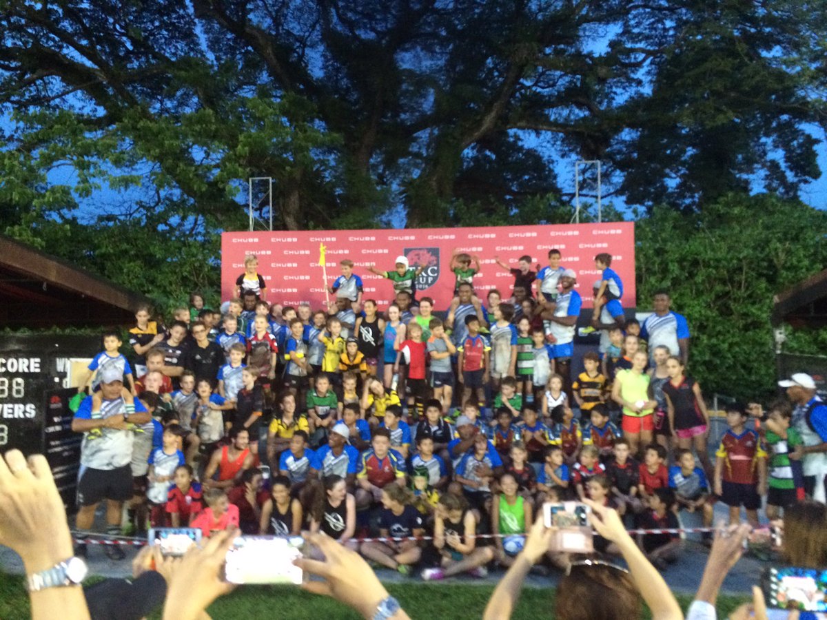Massive turnout at the Tanglin Rugby Club for our coaching clinics. A lot of fun for all. #rugbyunite