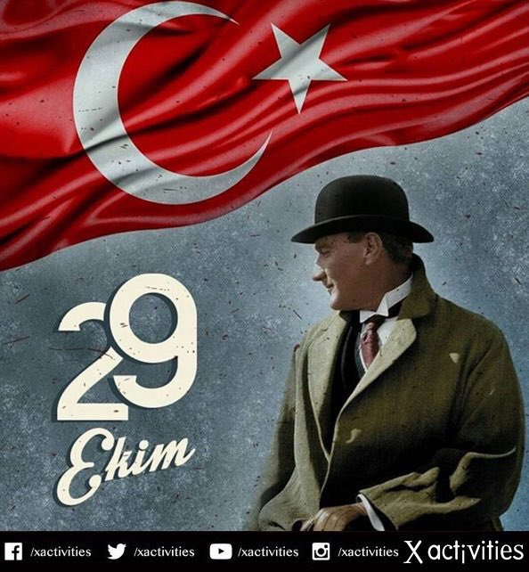 xactivities's tweet photo. “Cumhuriyeti biz kurduk, onu yükseltecek ve yaşatacak sizlersiniz”

- Mustafa Kemal ATATÜRK https://t.co/59mxvk9L8R