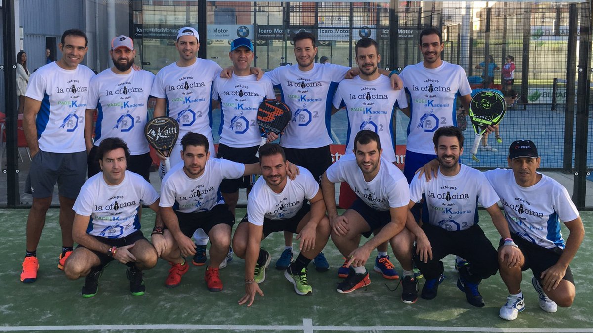 PADELaKademia's tweet photo. Ya estuvieron en pista todos nuestros equipos LA OFICINA-PERSONALIZZA2 en provincial @aspadeljaen y ya tenemos un equipo en la final💪💪💪 https://t.co/fwUjen5nh9