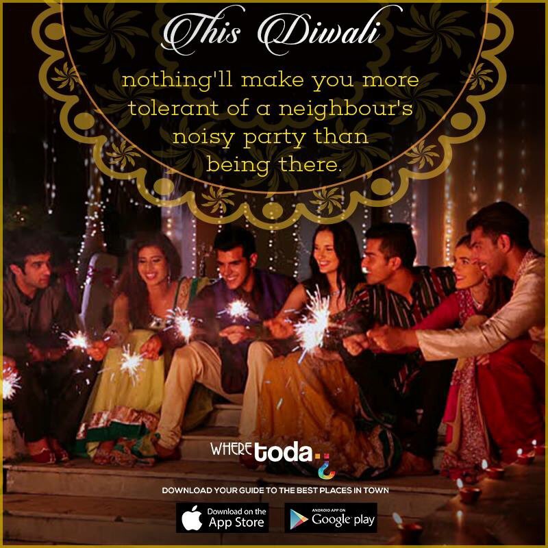 wheretodayapp's tweet image. This Diwali, let's embrace change, a new way of Life, with #WhereToday App by your side.

#Diwali #Celebrations #NightLife #Entertainment