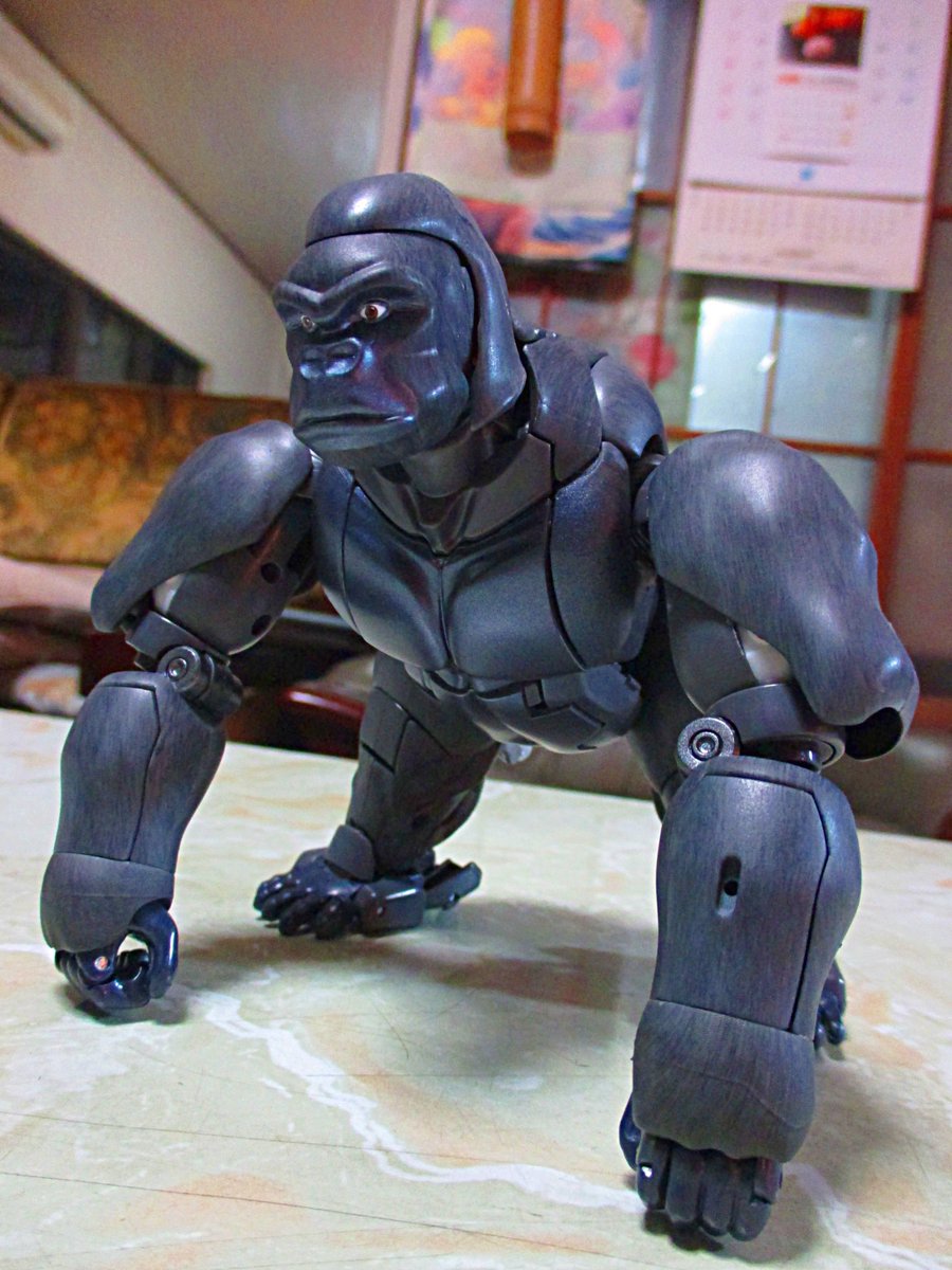 チョーサン エキゾチック無法地帯 ビーストモード ゴリラ 特殊印刷で劇中のcgモデルを完全再現 アニメで観たまんまッ ゚s 表情パーツ2種 微笑み 怒り が付属し 手をついたナックルウォーキングの姿勢もとれちゃうぞ チョーサン エキゾチック無法地帯 ビーストモード ゴリラ 特殊印刷で劇中のcgモデルを完全再現 アニメで観たまんまッ ゚s 表情パーツ2種 微笑み 怒り が付属し 手をついたナックルウォーキングの姿勢もとれちゃうぞ