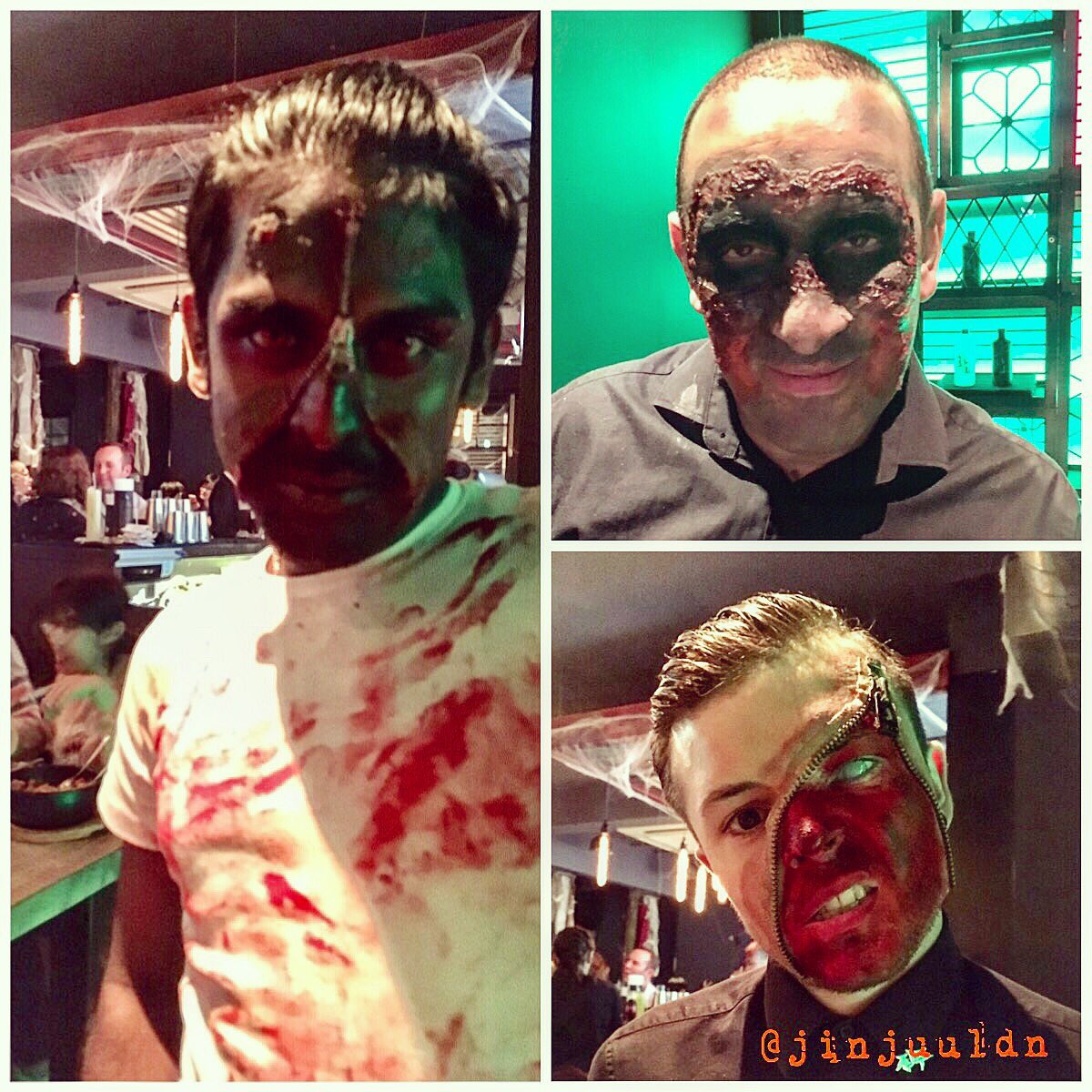 JinjuuSoho's tweet image. Enter if you dare! Our blood thirsty staff are waiting to serve you your favourite #jinjuu treats! #trickortreat #JinjuuLDN #halloween