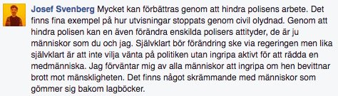 oberoendemedia's tweet photo. Miljöpartisten som började hylla F! och uppmana till att hindra polisens arbete är nu rekryterad till opartiska @svtnyheter #svpol https://t.co/m6LmFLkesb