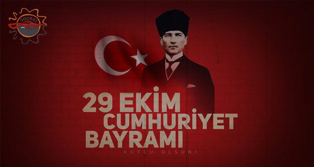 Bugün Cumhuriyetimizin 93. yıldönümü! Hepimizin 29 Ekim Cumhuriyet Bayramı Kutlu Olsun. #Socrat