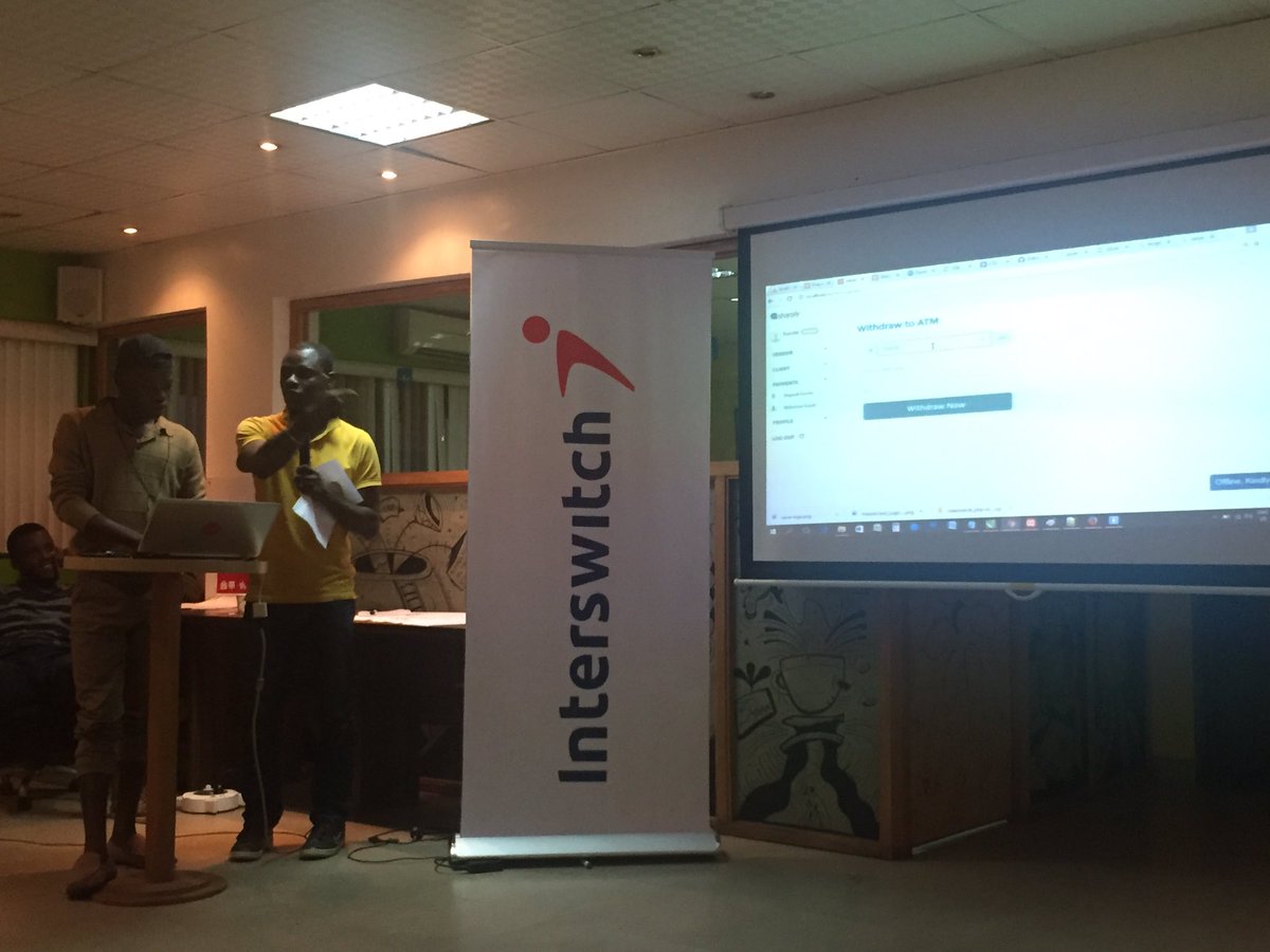 PhilipUgbah's tweet photo. interesting mashups of different APIs here at the #InterswitchAPIJam. Paycode, eWallet & payment gateway...smart developers here @Cc_HUB https://t.co/MZF3kzMpWZ
