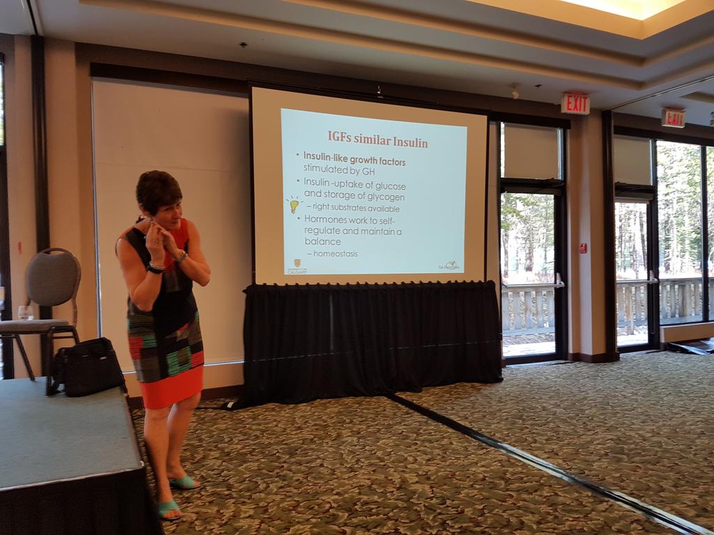 FitnessAlberta's tweet photo. #PEHF @KnowThyHealth understanding balance key to your clients health. Critical to know your clients lifestyle. https://t.co/U74WB512xX
