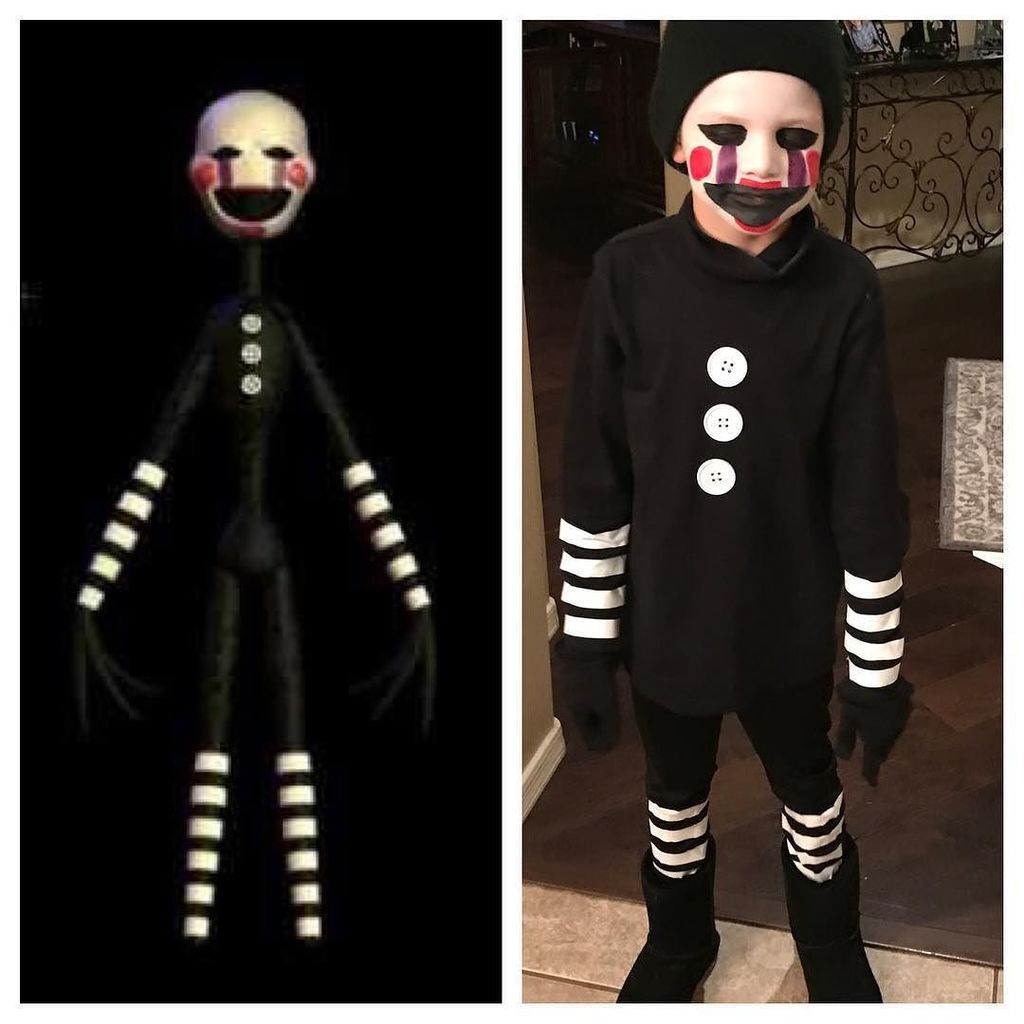 “I think Alyson nailed her costume. #fnaf #fivenightsatfreddys #puppet #fna...