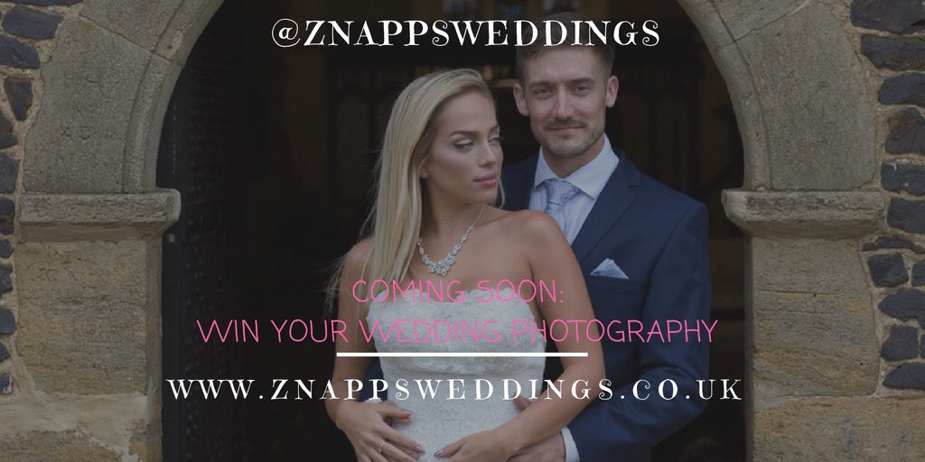 Countdown to winning your wedding photography.  Follow us now on Facebook, Twitter Znapps Weddings and Instagram. <a href="/ZnappsWeddings/">Znapps Weddings</a>