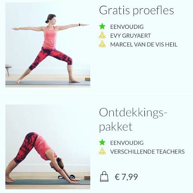 yogametevy's tweet photo. Tadaa! Na #start2run nu ook #start2yoga met @Evy_Gruyaert . De #yogametevy app is live in #googleplay en #itunes https://t.co/5Mc9EdwZUS