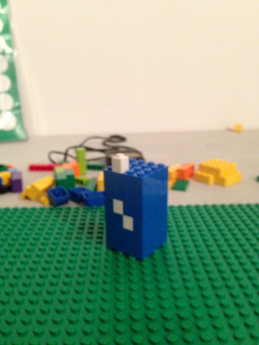 lizc74's tweet photo. #HerbertBrickBuilder The 2 minute Tardis by Henry age 10 https://t.co/eKMwSZn9bF