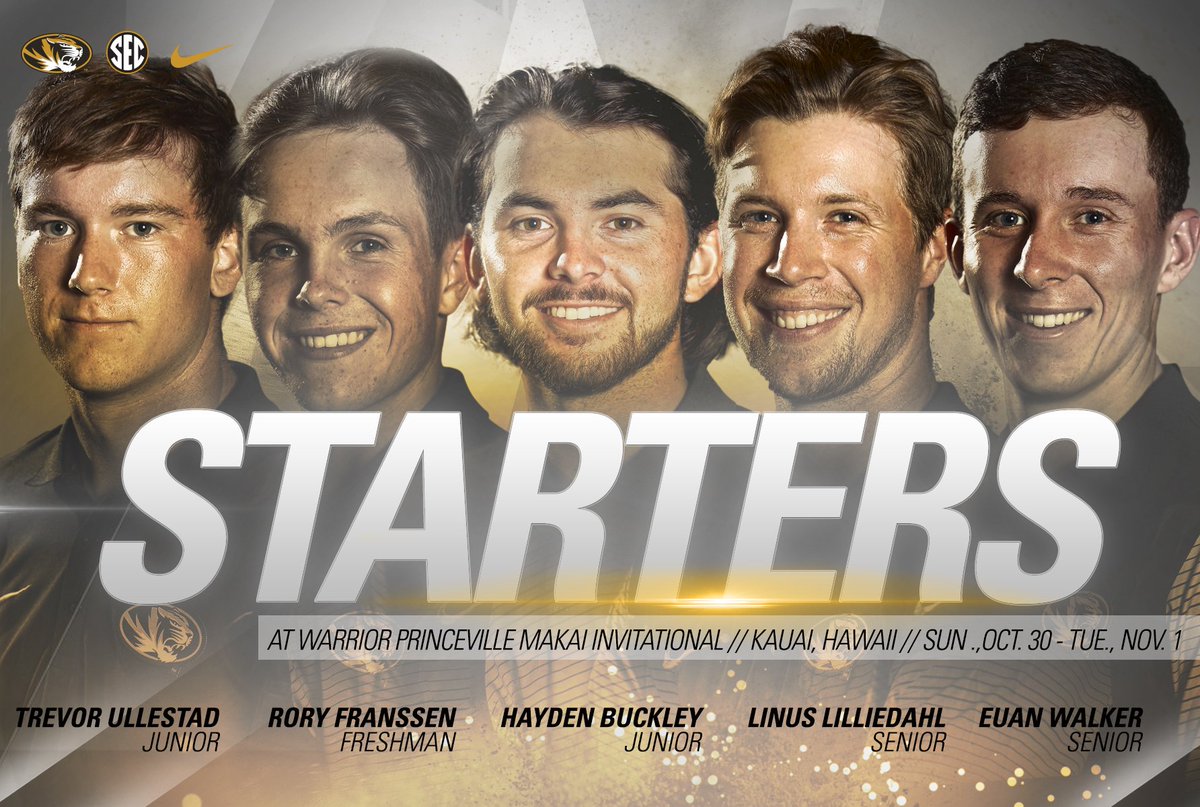 HAWAII! 🏝🐯⛳️ 

Tigers at Warrior Princeville Makai Invitational Sunday-Tuesday! 

#MIZ [mutigers.com/news/2016/10/2…]