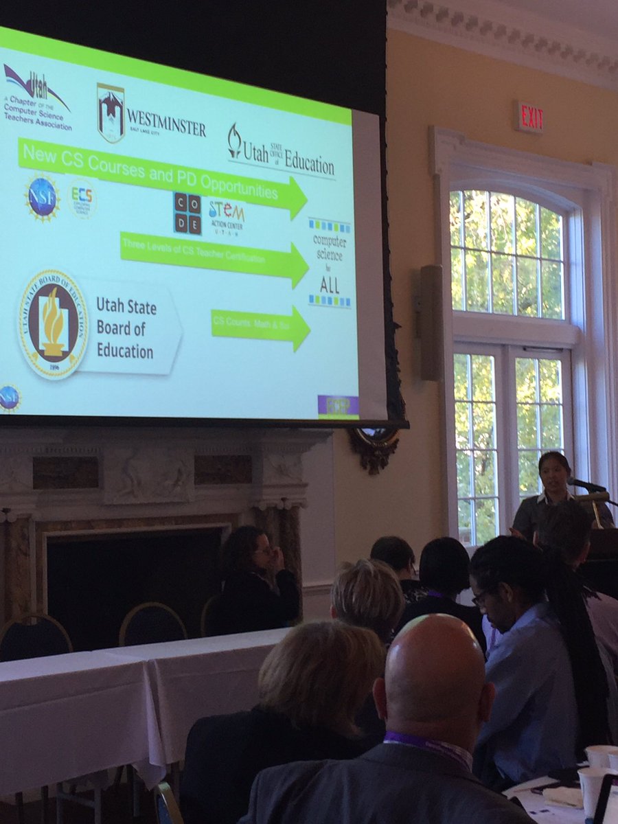 LonghurstMax's tweet photo. Rock star Helen Hu leading CSforall! https://t.co/4oB64wVwMd