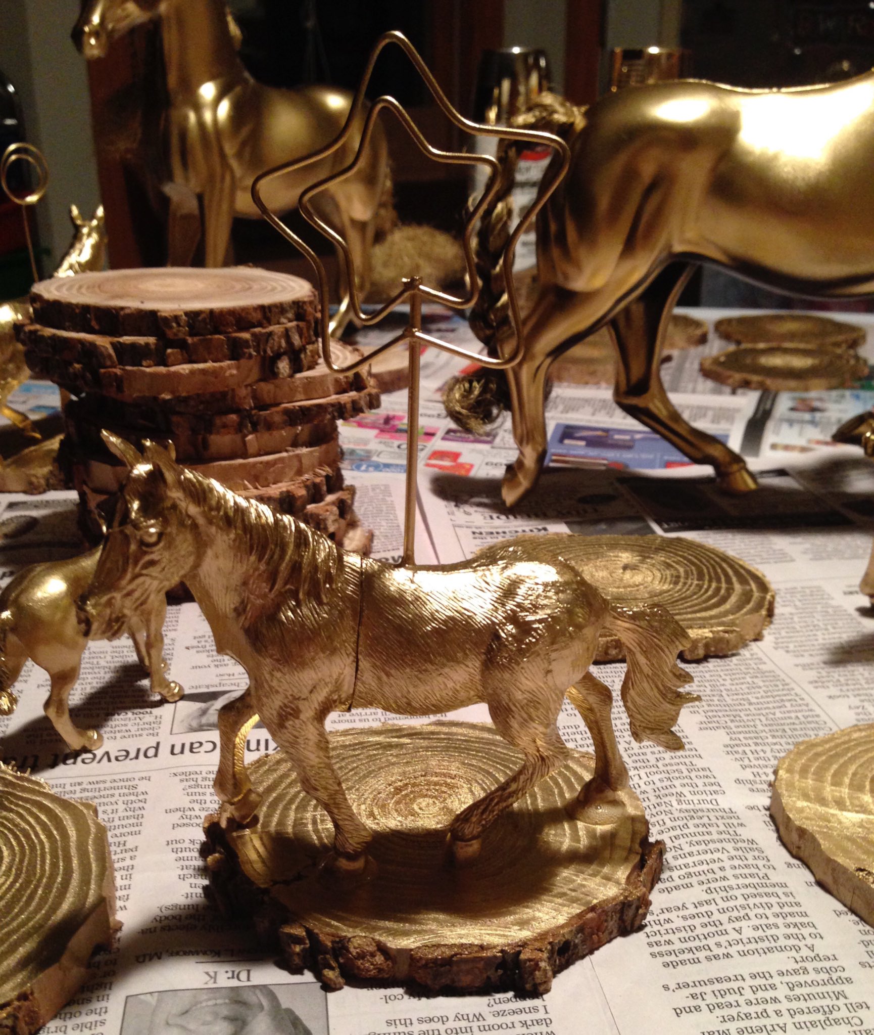 WonderlandEvent on Twitter "Fun Dollar Tree project!! Plastic horses