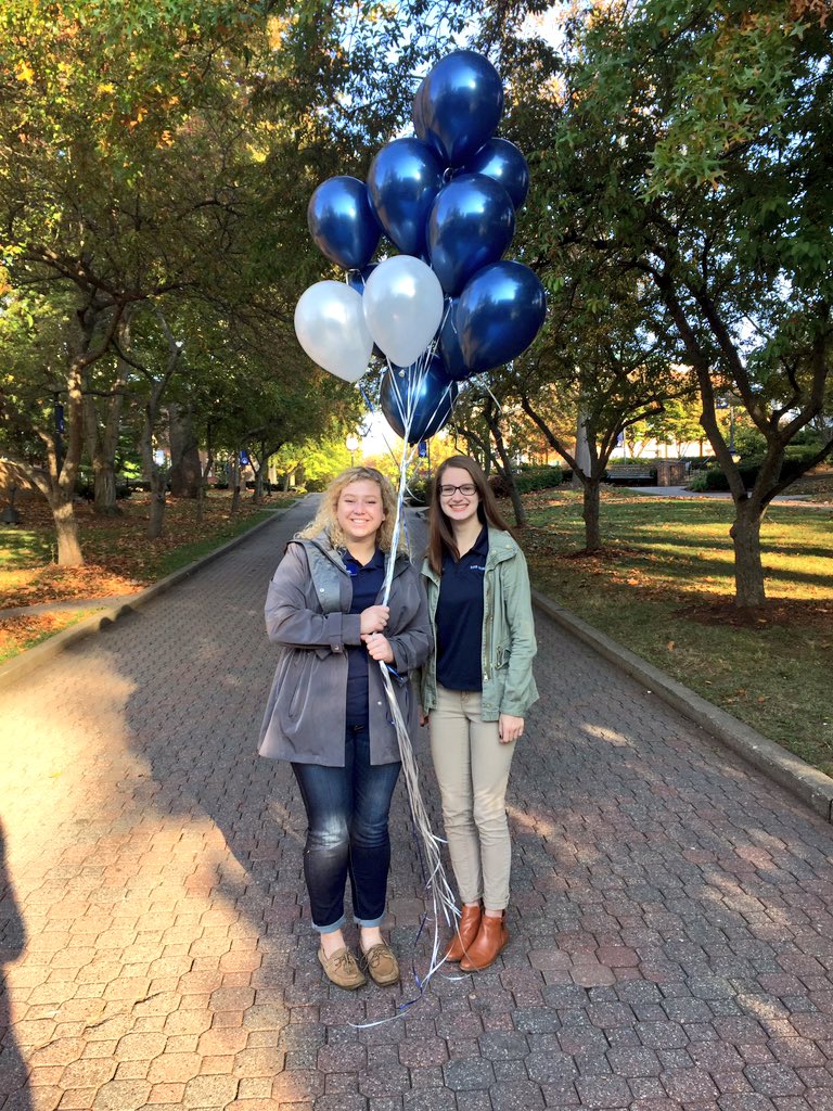 MariettaAdmit's tweet photo. Tour Guides Emily and Paige are ready for Fall Open House! #FallForMC https://t.co/LzxIvY2UT7