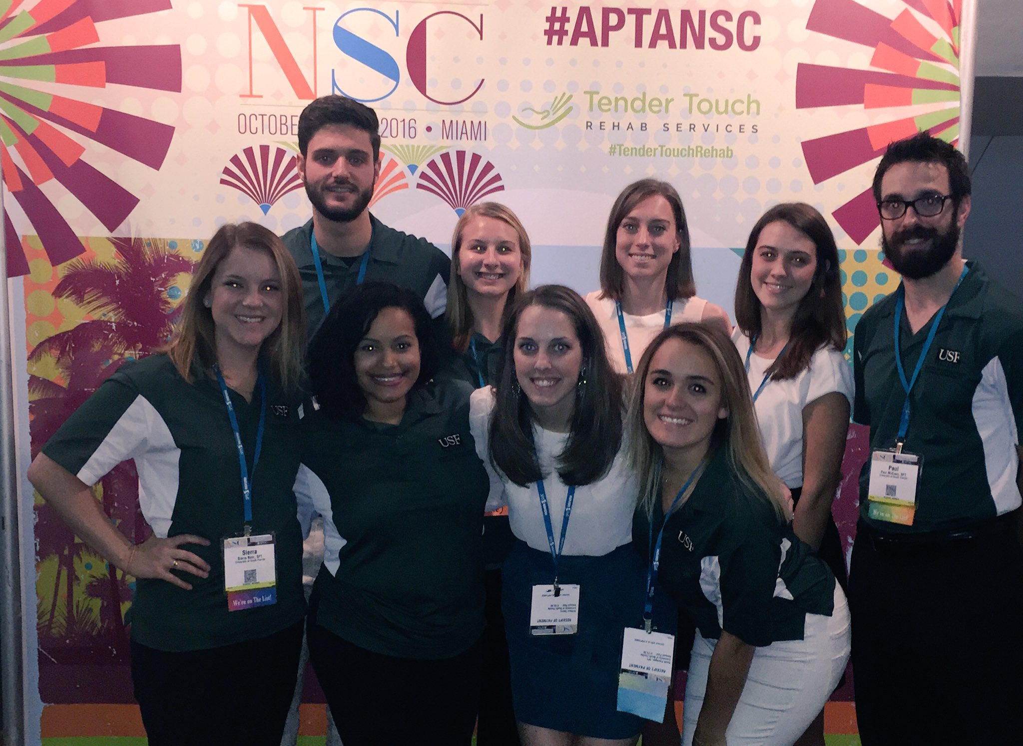 Tampa Bay has taken over Miami!! #DPTstudent(s) from University of South Florida can sure strike a pose 💃🏻👊🏻at #APTANSC  @USFHealth @FLFPTA https://t.co/pgWmwLkiV1