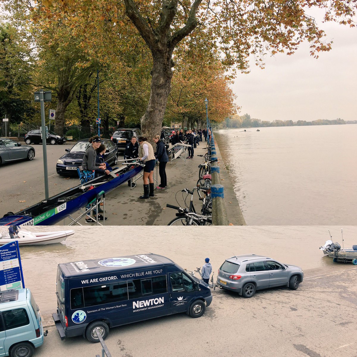 OUWBCsquad's tweet image. We've arrived in Putney for our first tideway training weekend 🚣 #ouwbc