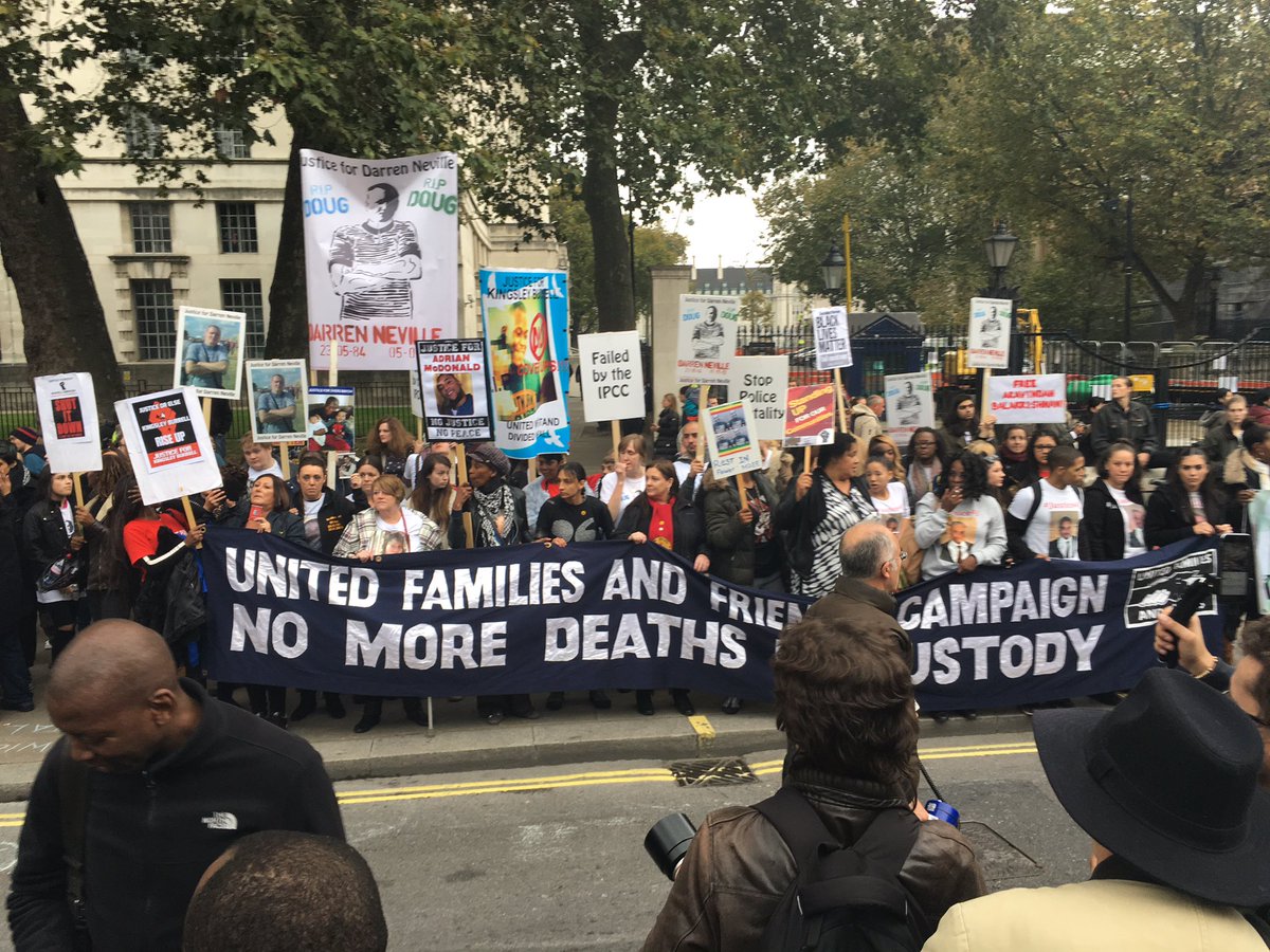 alex_macondo's tweet photo. No #justice, no peace, no racist police #UFFCMarch #UFFC18 https://t.co/2wPPGvqLPV
