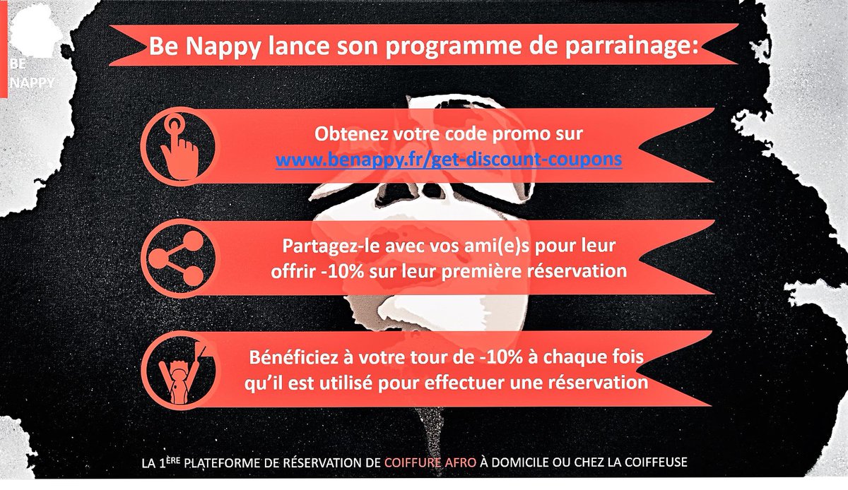 BeNappy_Fr's tweet photo. Offre de parrainage #BeNappy 

Obtenez votre code ici https://t.co/ylB6w6nMQ8
Pour parrainer vos amis -10% pour la première commande https://t.co/hw0iKpInjm