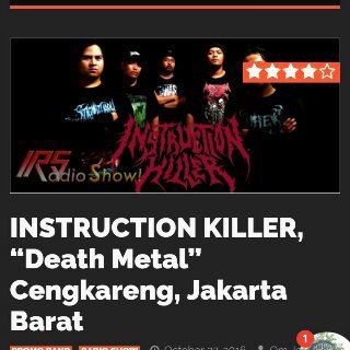 GarasiHitaM's tweet image. VOTE @InstructionKill tampil di IRSradio streaming klik link lalu beri komentar kalian
irsradio.net/instruction-ki…