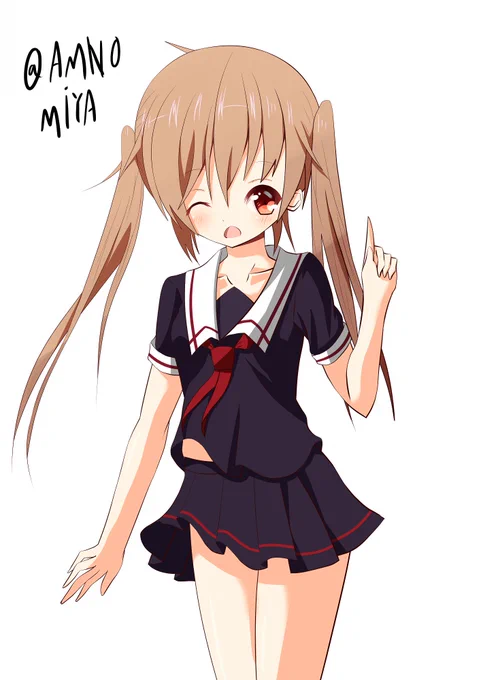 #艦これ版深夜の真剣お絵描き60分一本勝負#艦これ版真剣お絵描き60分一本勝負_20161029村雨!! 