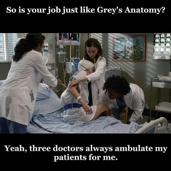 Nurseschoolmeme's tweet photo. It's just like Grey's Anatomy... Tag a friend! #nursingmeme #nursingschoolproblems #nursingschool #nursingstudent https://t.co/FEZhXntO70