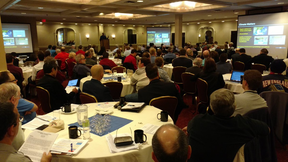 bhobservatory's tweet photo. Great tun out for today's Southern N.E. Weather Conf at Johnson &amp; Wales Radisson, R.I. https://t.co/70TYNxjzE5