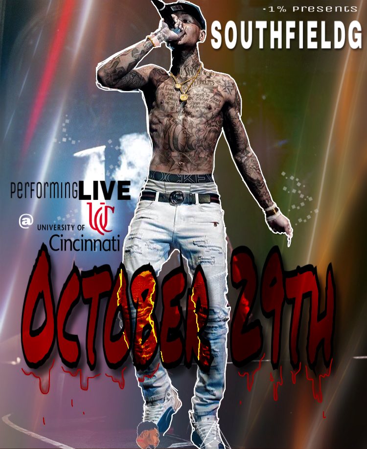 OnePercentCT's tweet photo. Cincy we lit Tonight! @SouthfieldG performing live at @KydChris birthday bashโผ๏ธ #WeDoThis4Fun #HopeArena https://t.co/7igzracYnC