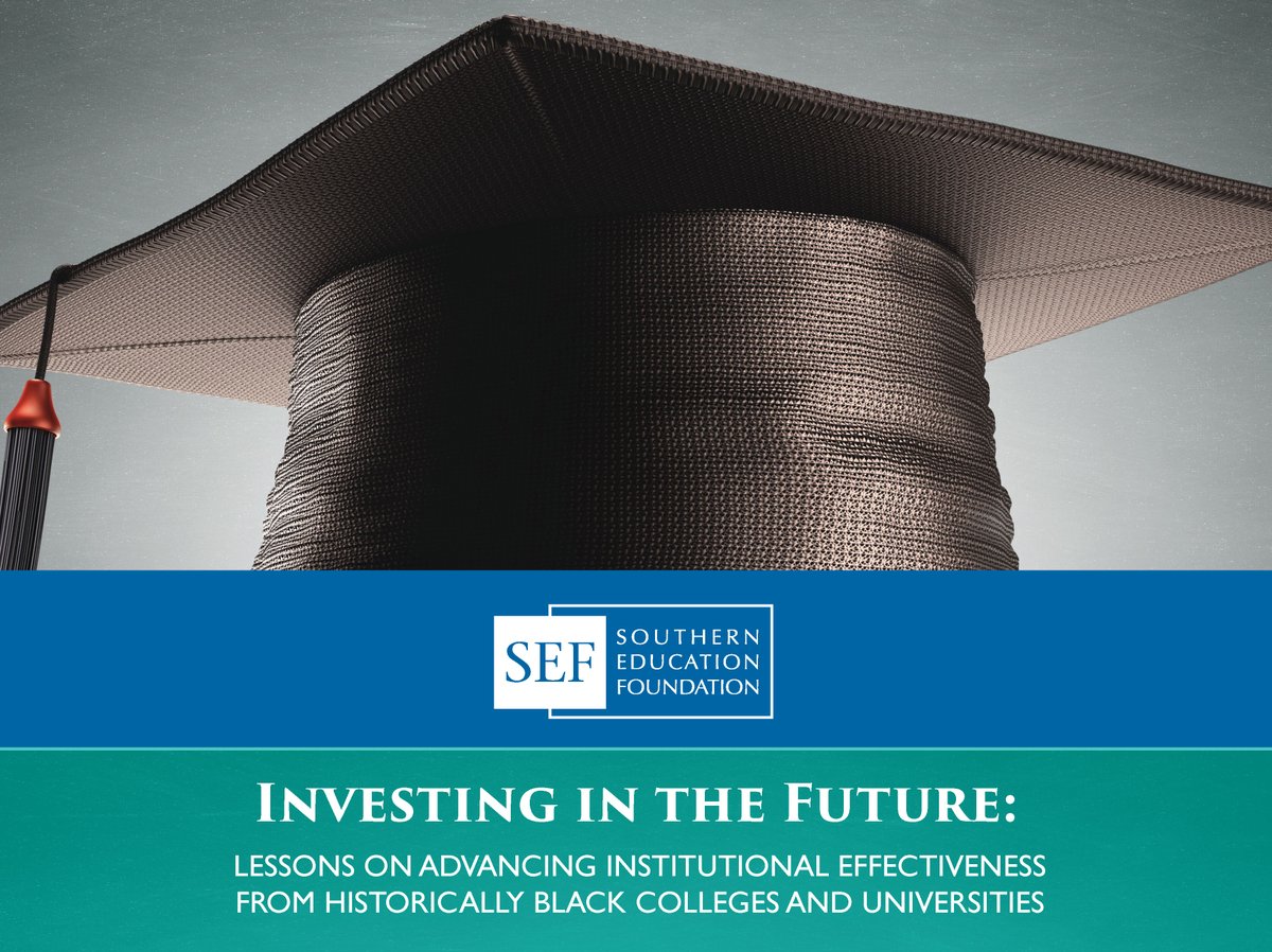 SouthernEdFound's tweet photo. Just in time 4 #HBCUWeek2016 , SEF launches it's newest report featuring initiatives to support #HBCU effectiveness. https://t.co/CqlxJ8kwAU https://t.co/9L1ccHimoL