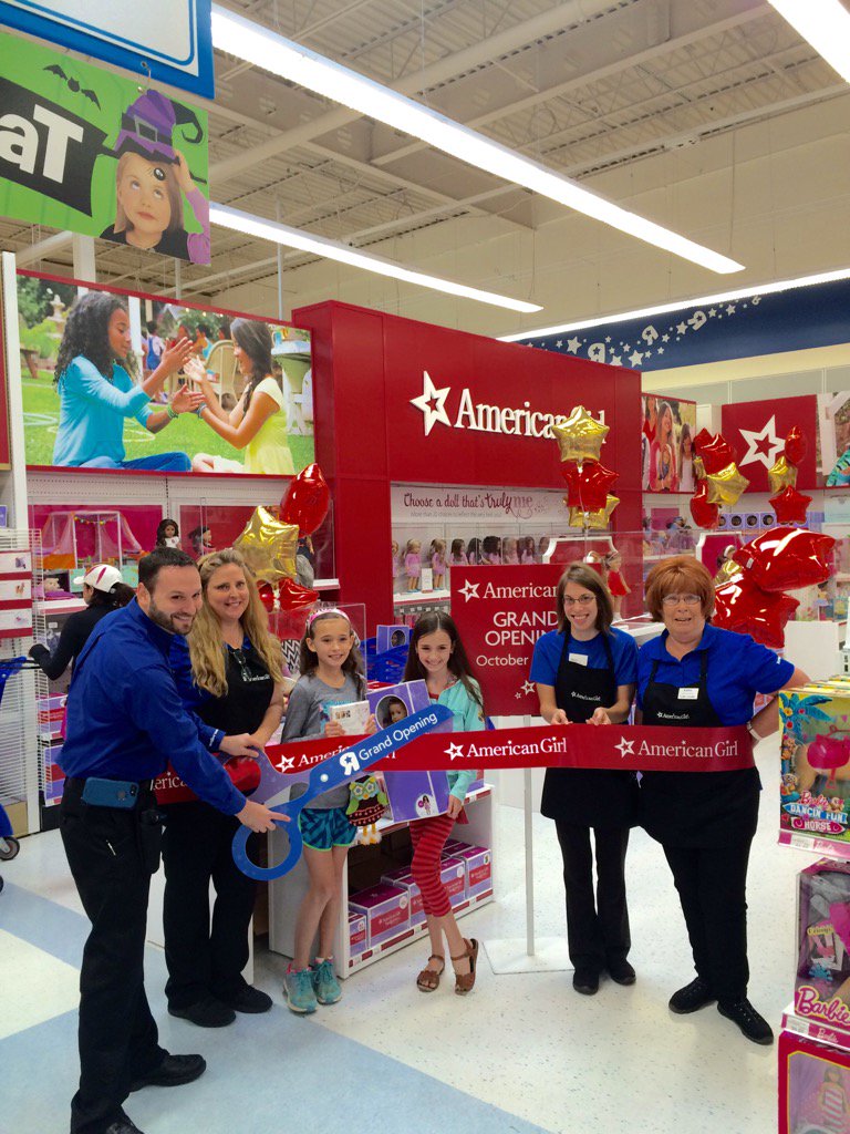 Caroline at the American Girl ribbon cutting <a href="/ToysRUs/">Toys"R"Us</a>
