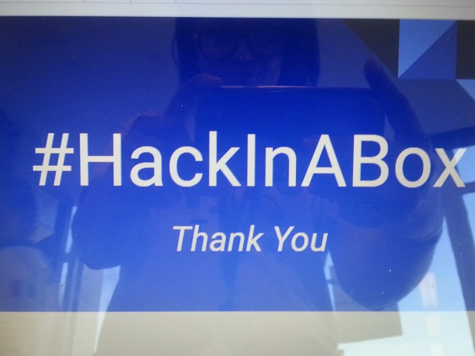 nazlikazie's tweet photo. We're presenting in about an hour. Practice makes perfect. #hackinabox @HackOnSA @WiseTechGlobal @Workshop17CT #hackthehack https://t.co/gWrLTqytjE