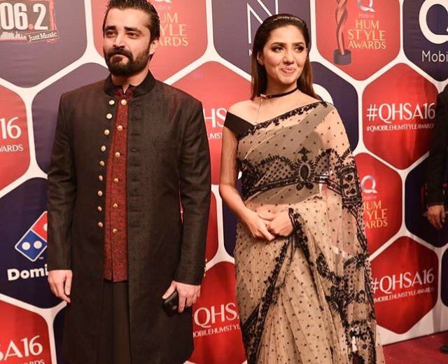 Mannmayal__'s tweet photo. These two🔥🔥 #HamzaAliAbbasi #MahiraKhan #HumStyleAwards https://t.co/H5p13MYZuh