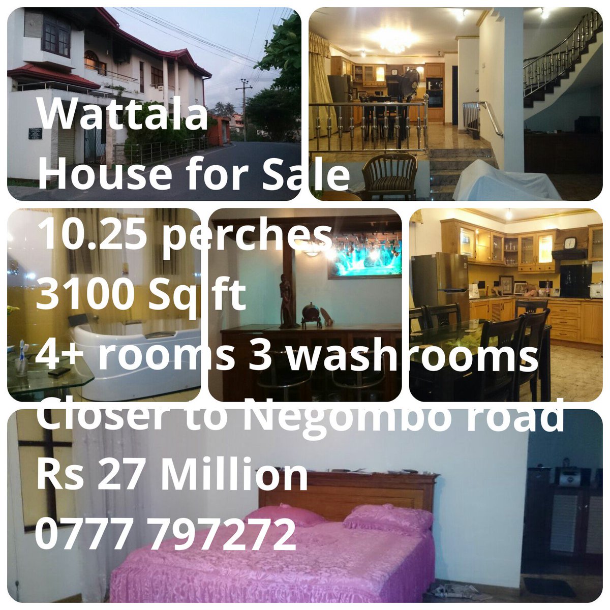 RaySmith100's tweet image. Sri Lanka,  wattala House for sale