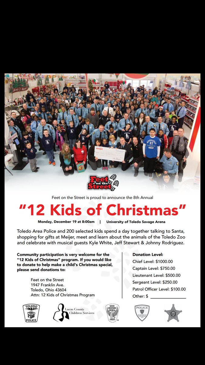 200 kids this year! The generosity of our community allows us to continue with this program! All donations are tax deductible. Please Share!