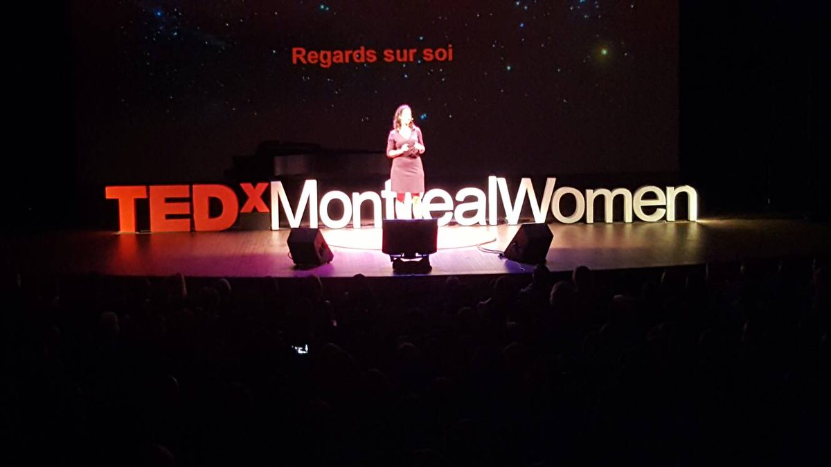 VincentPanaye's tweet photo. Conférence incroyable de Gaelle Vuillaume à  #tedxmontrealwomen https://t.co/qjlRVgvgCD