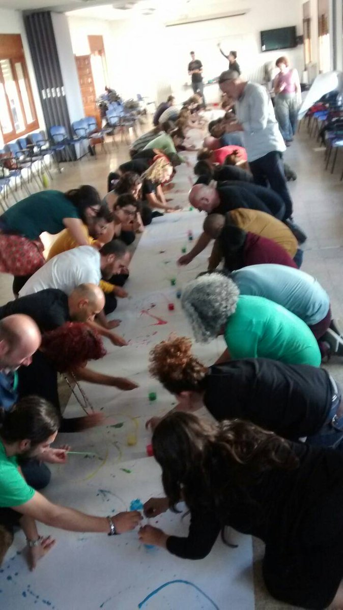 participasion's tweet photo. Recordando a Juanillo disfrutando de su dinámica para imaginar manchas de esperanzas de colores para un futuro cercano, #IXEPA en #cordoba https://t.co/7lJHEeOt1C