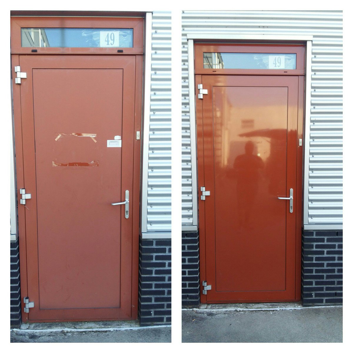 NANO_WORKS's tweet photo. #gebouwen voorzien van #Vavos #Nano coating #Ambachtsteate #Moordrecht uw kozijnen/deuren niet dof maar glanzend! https://t.co/4nerP4TtFL https://t.co/QzPFsiwBNx