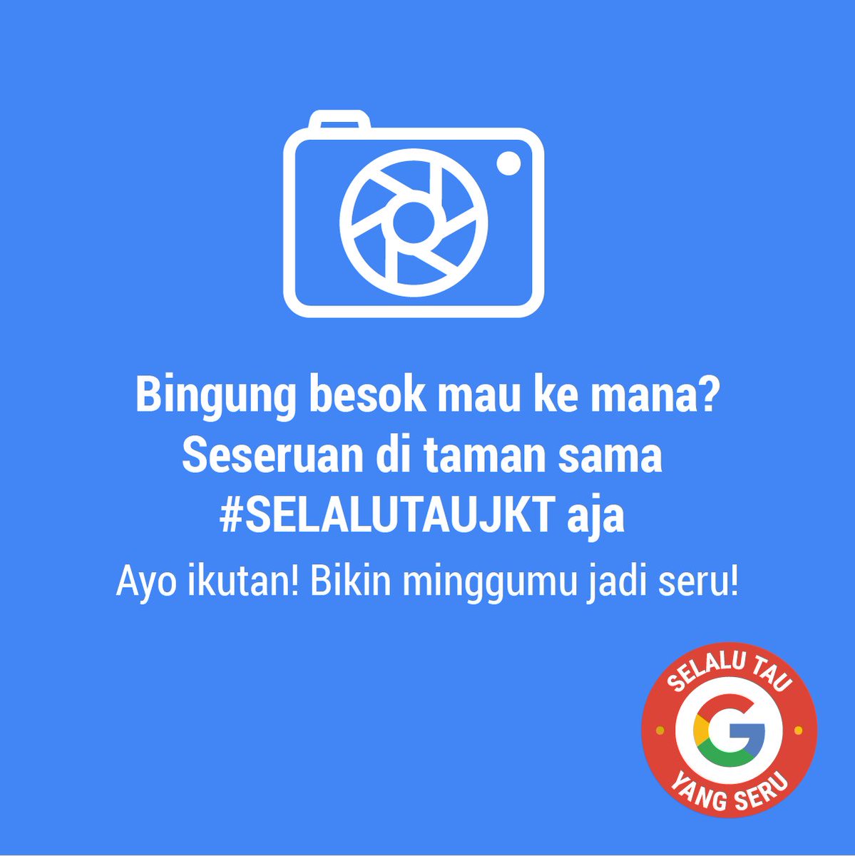 Buat yang nggak ke Halloween Party Google malam ini, don't worry! Stay tuned buat tau besok Google bakal nyantai dimana! #SelaluTauJKT