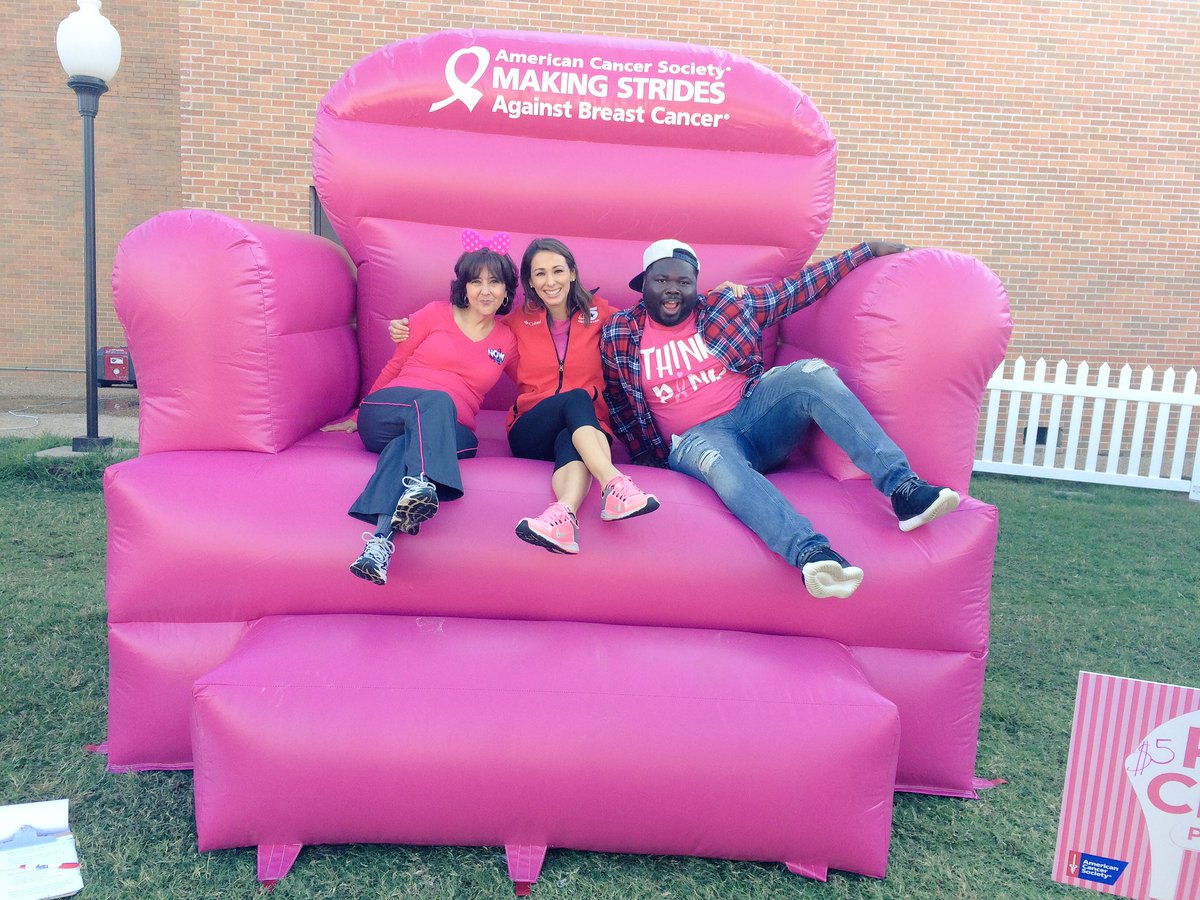ItIsMeEJ's tweet photo. My fav pic!! RT @BiancaNBC5: Kicking up our feet at @AmericanCancer #MakingStridesNTX @JoyDonovan @NBCDFW @1029NOW https://t.co/cwzIF4m9xj