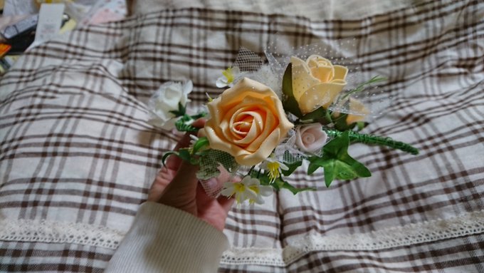 結婚式リングガールの子供用 花かんむり 作り方 100均材料で作成 100均グッズ アイデア