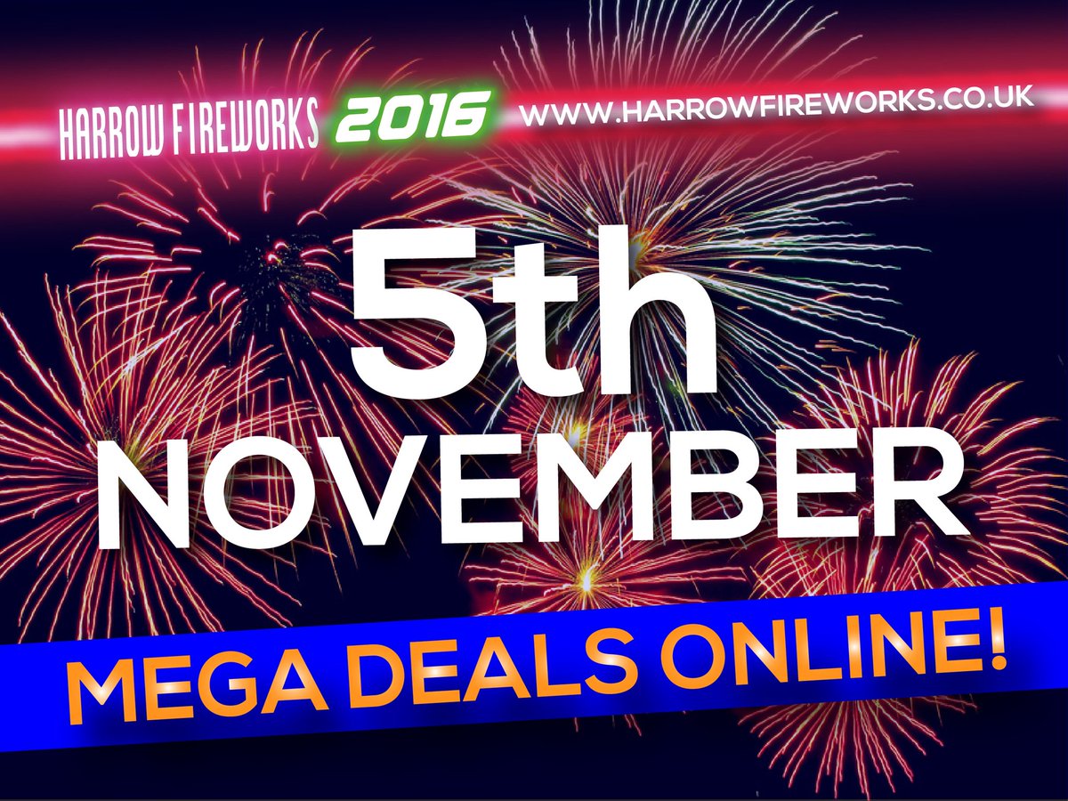 harrowfireworks's tweet photo. Only 1 week till https://t.co/VqH0Ft2CBZ display. Still 30% tickets. https://t.co/mwmhnjL18X