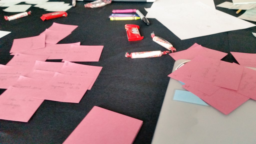 MaryMHoag's tweet photo. Ideation at #makeday2016 https://t.co/GkddbPVrJ5