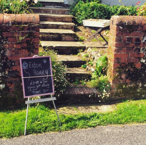 DeepRelief_UK's tweet photo. #Exton in #Hampshire is known for it's thatched houses, the famous 'Shoe Pub' &amp; apparently it's homemade country honey. 🍯
📷: @thomashallett https://t.co/54jhImHIvA