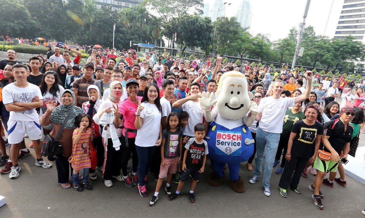 Boschglobal On Twitter On Car Free Day In Jakarta Indonesia
