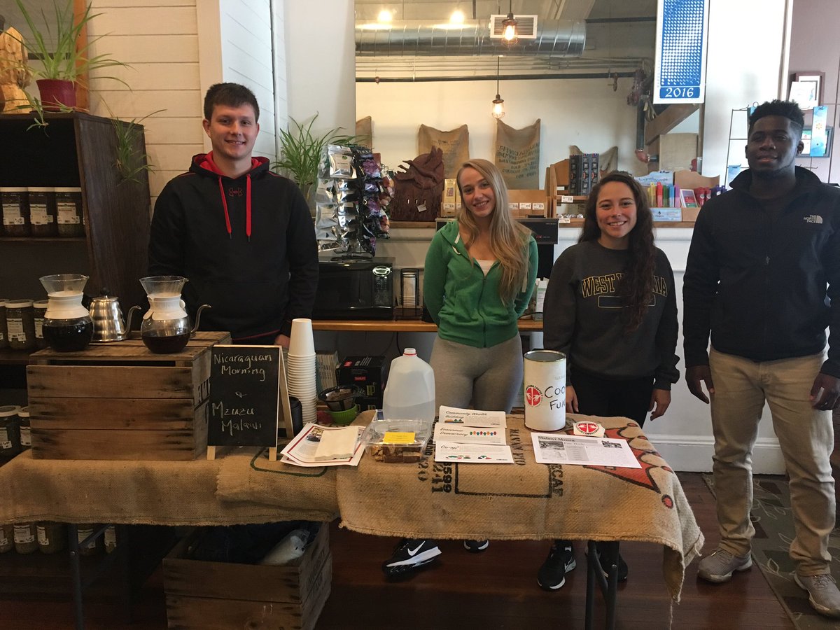 FIRSTHANDCOOP's tweet photo. Students from Firsthand Co-op will be doing pour-overs of Mountain Morning and Mzuzu coffee from Malawi. They'll be here from 10-12pm! https://t.co/Jrxav3ja9w
