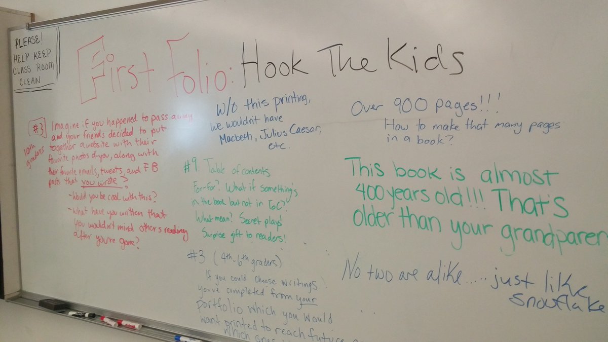 SHXGallaudet's tweet photo. #FirstFolio K-12 workshop @GallaudetU https://t.co/dGUqVfxyw9