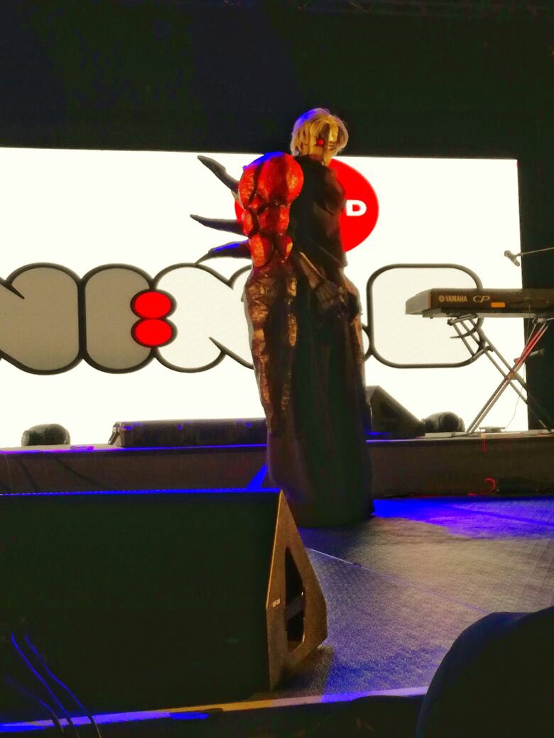 ANIMEAbuDhabi's tweet photo. We are joined by Phil and Shams the judges of our  cosplay competition. #AnimeAbuDhabi #YasIsland https://t.co/hUyCqMMQm2